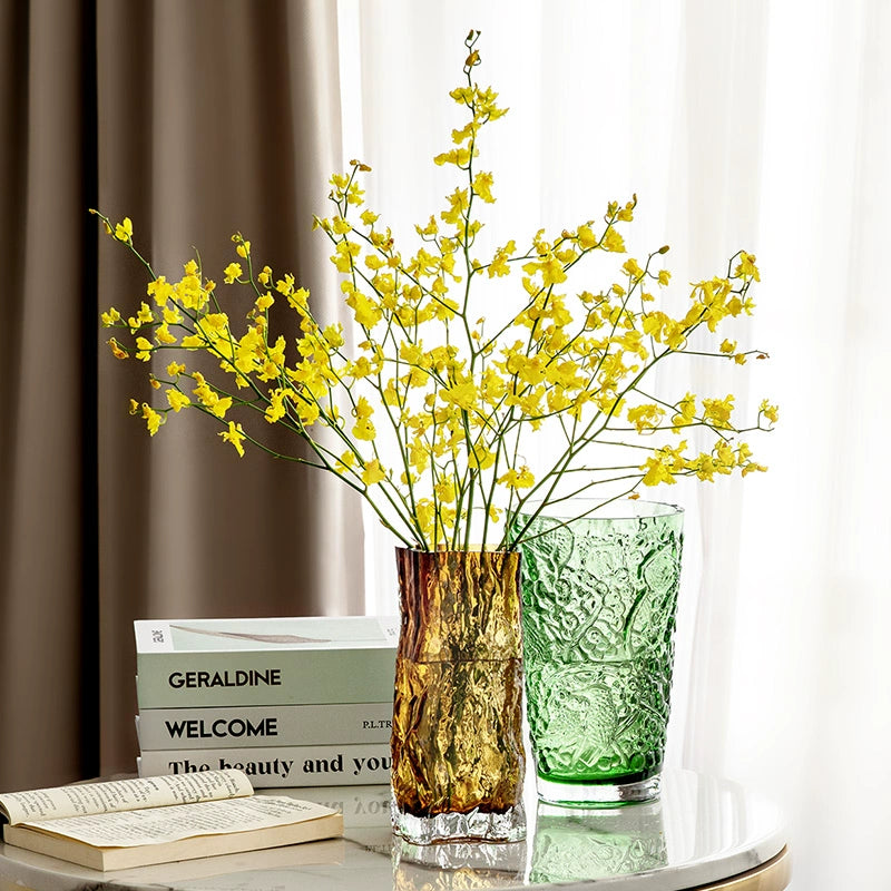 Glacier Jade Glass Vase