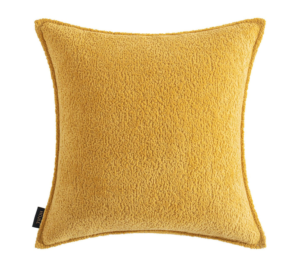 Soft Textured Solid Color Pillow Covers in Nine Sizes, Warm Neutral and Colorful Cushion Covers for Sofas and Bedrooms
