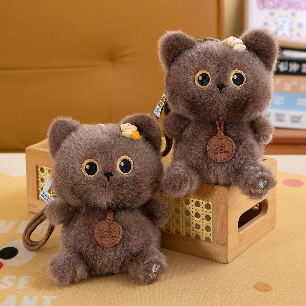 Mini Animal Plush Friends, 16 cm Pocket-Sized Stuffed Toys with Raccoon, Sloth, Cat, Penguin, Dinosaur and Frog Styles for Cozy Desks