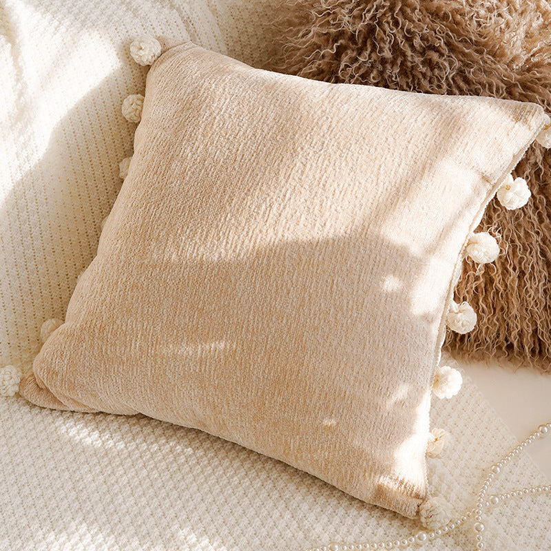 Warm Neutral Textured Pillow Covers, Dandelion, Moroccan Floral and Tufted Designs for Cozy Sofas and Bedrooms