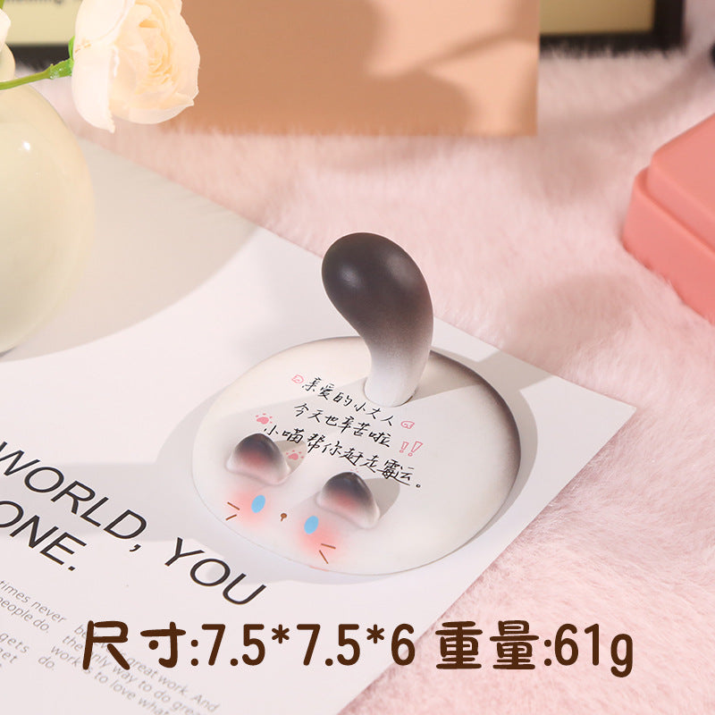 Whimsical Cat and Bunny Phone Stands, Decorative Desktop Holders for Workspaces and Thoughtful Gifts