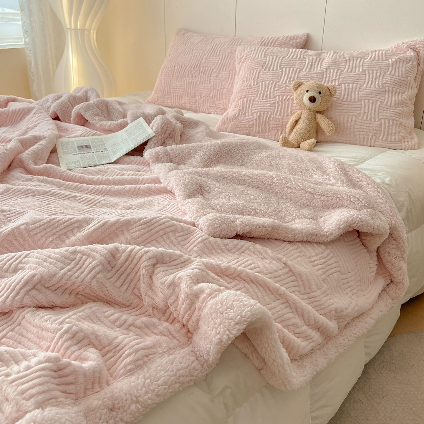 Cozy Double-Sided Fleece Blanket