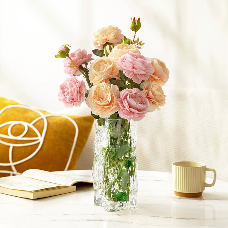 Glacier Jade Glass Vase