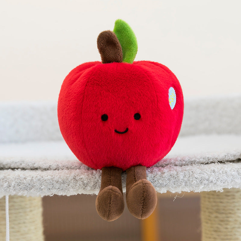 Cute Fruit and Vegetable Plush Toys, 18 Mini Stuffed Food Friends from Strawberry and Pineapple to Corn and Pumpkin for Playful Gifts