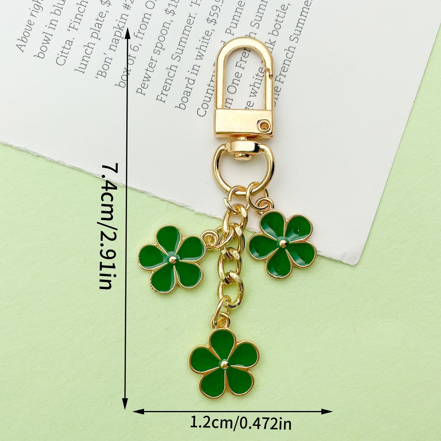 Handmade Enamel Flower Charmt