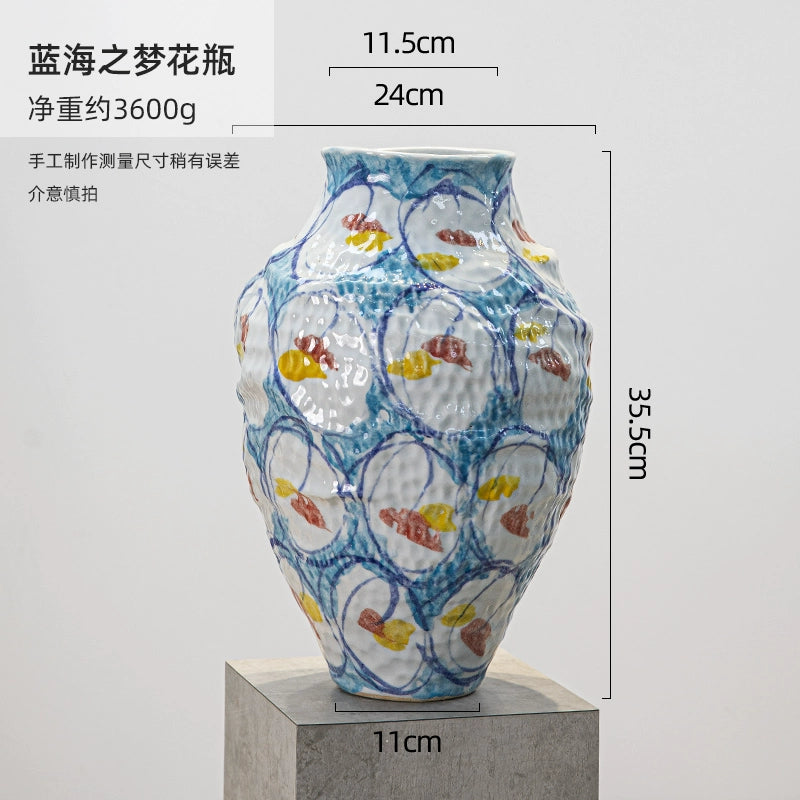 Handcrafted Art Vases, Collectible