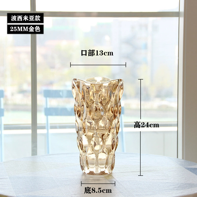 Handmade flower vase with beautiful waist