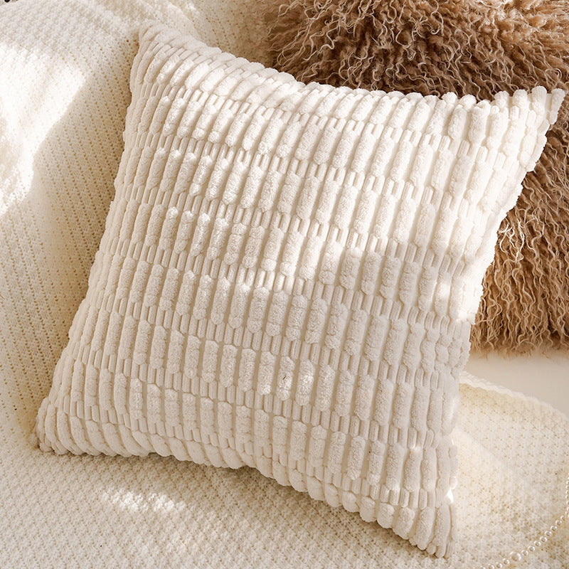 Warm Neutral Textured Pillow Covers, Dandelion, Moroccan Floral and Tufted Designs for Cozy Sofas and Bedrooms
