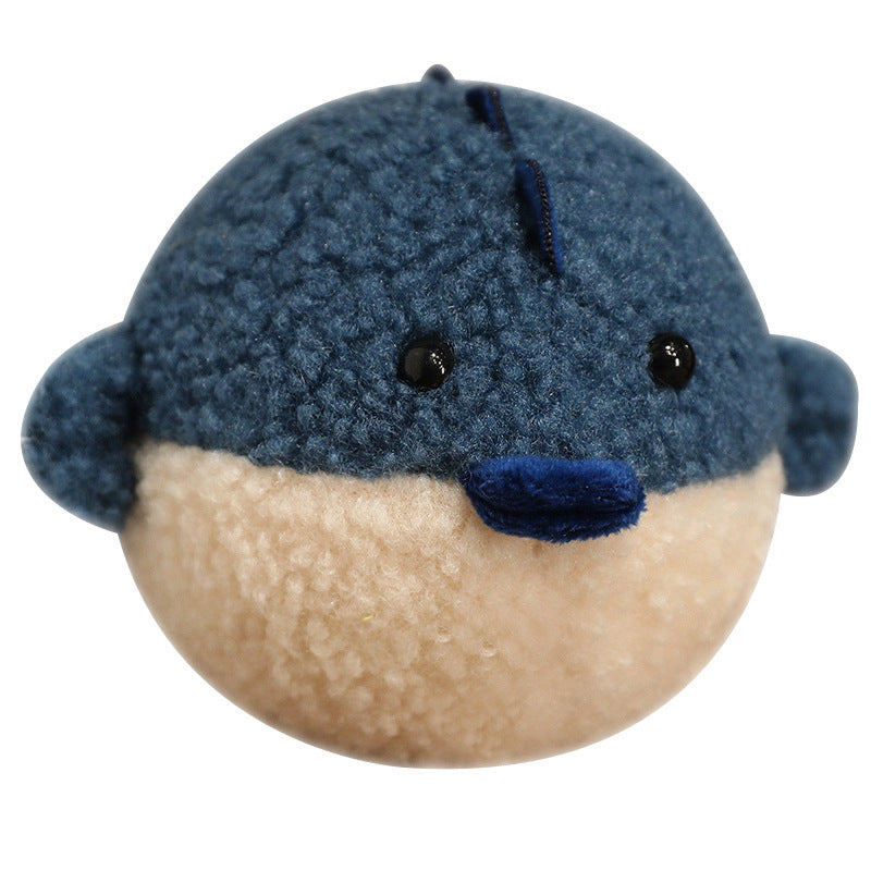 Mini Round Animal Plush Toys and Bag Charms, 10–15 cm Otter, Frog, Penguin, Pufferfish and More for Playful Gifts