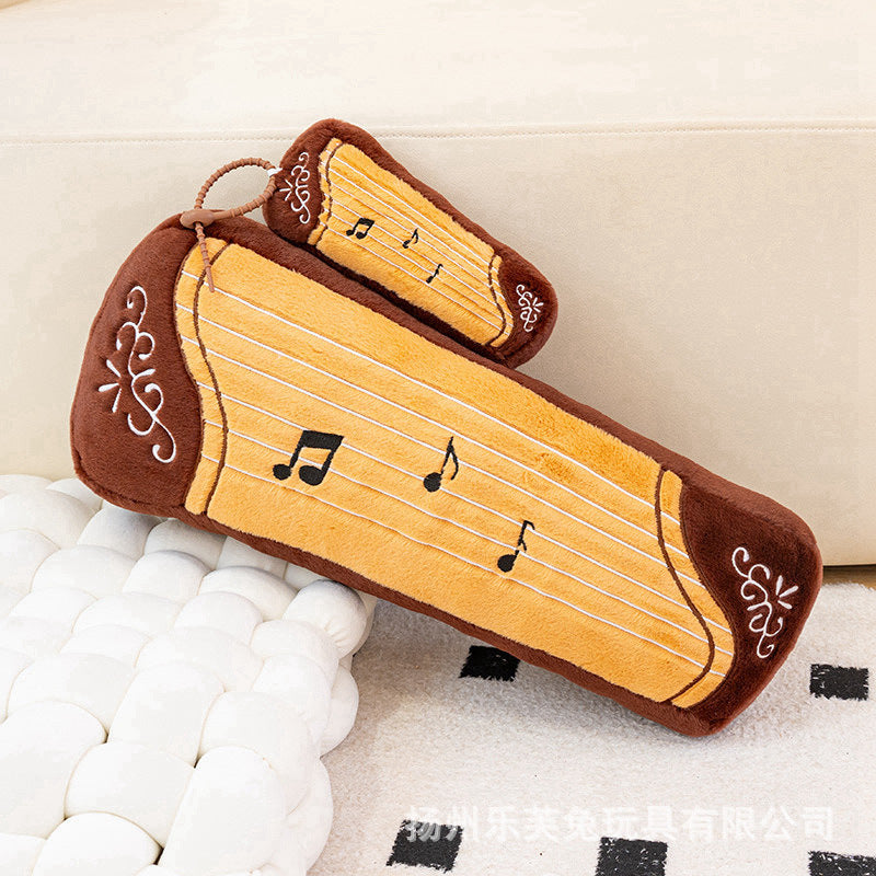 Mini Musical Instrument Plush Toys and Bag Charms, Soft Guitar, Piano, Guzheng and More for Music Lovers, 10–30 cm