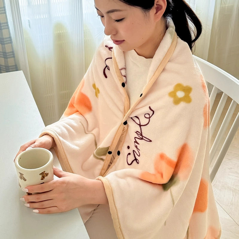 German Precision Skin - Friendly Office Nap Air - Conditioned Shawl Blanket