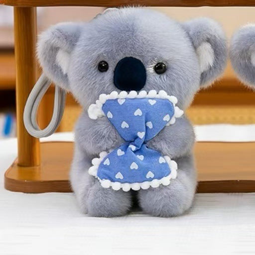 Mini Bedtime Koala Plush Charm, Star, Pillow or Pajama Style, Soft Animal Bag Accessory and Cozy Gift