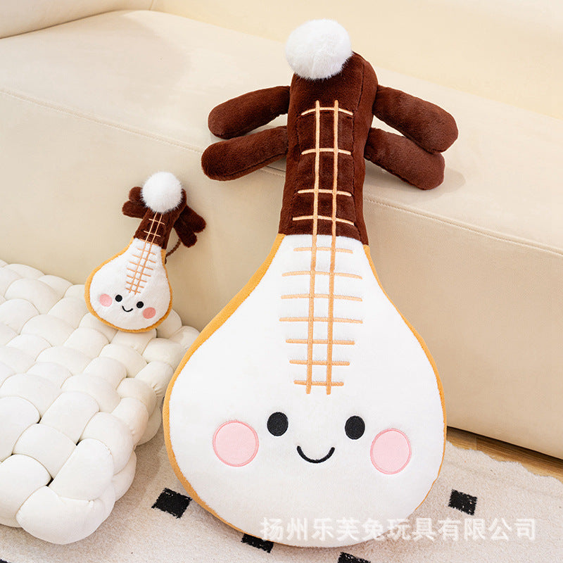 Mini Musical Instrument Plush Toys and Bag Charms, Soft Guitar, Piano, Guzheng and More for Music Lovers, 10–30 cm
