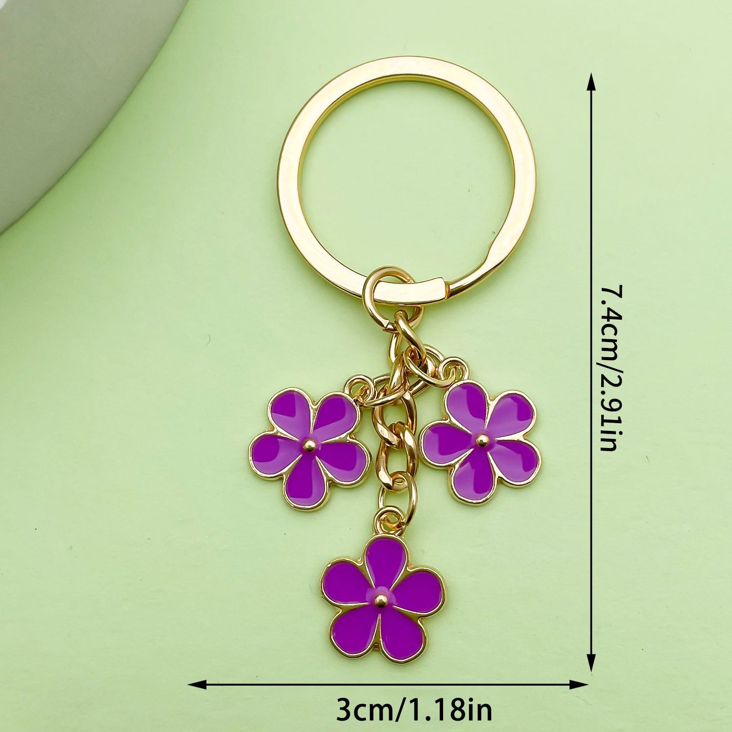 Handmade Enamel Flower Charmt