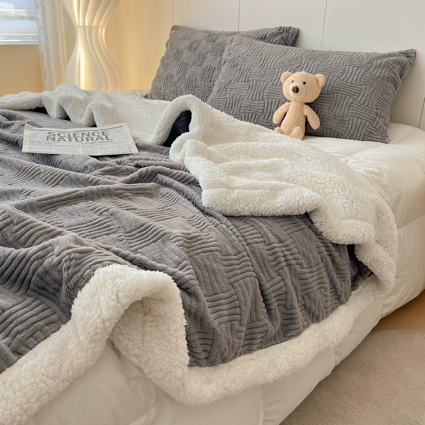 Cozy Double-Sided Fleece Blanket