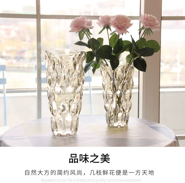 Handmade flower vase with beautiful waist