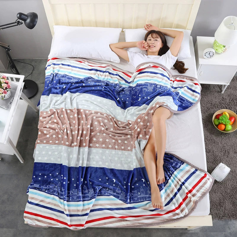 Falei velvet handmade blankets for offices and beds