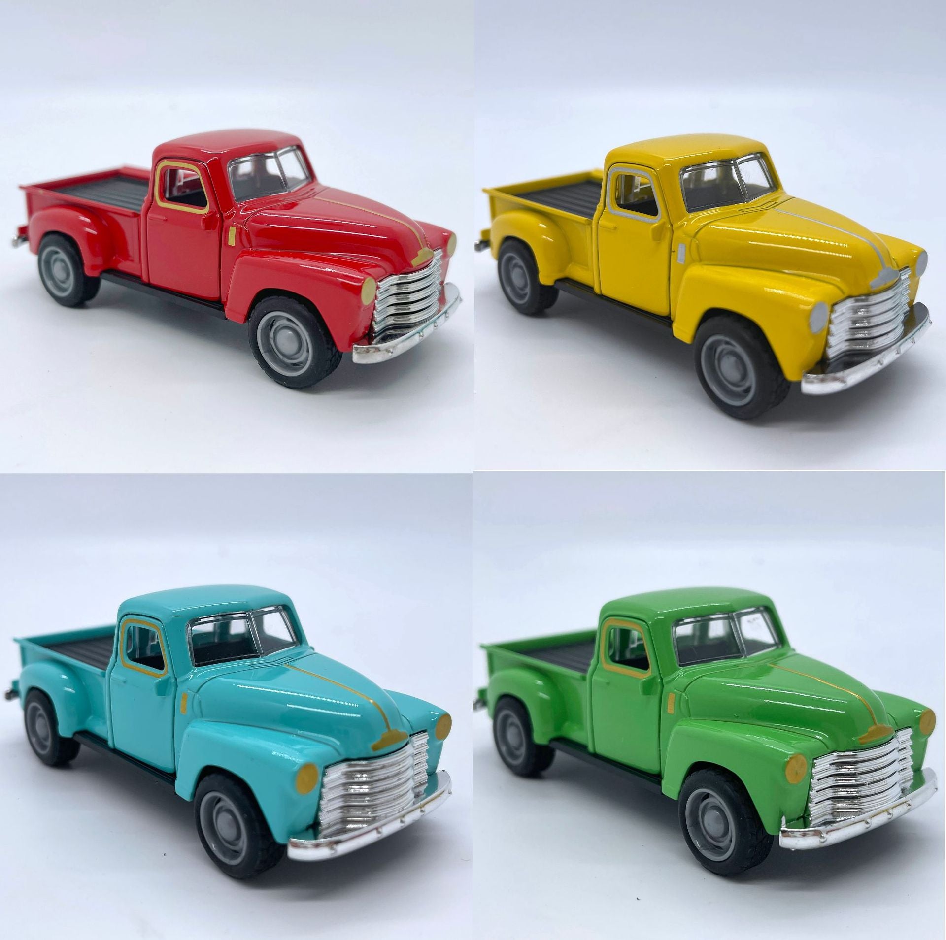 Vintage Alloy Pickup Truck Model – 1:32 Die-Cast Mini Car for Collectors & Home Decor