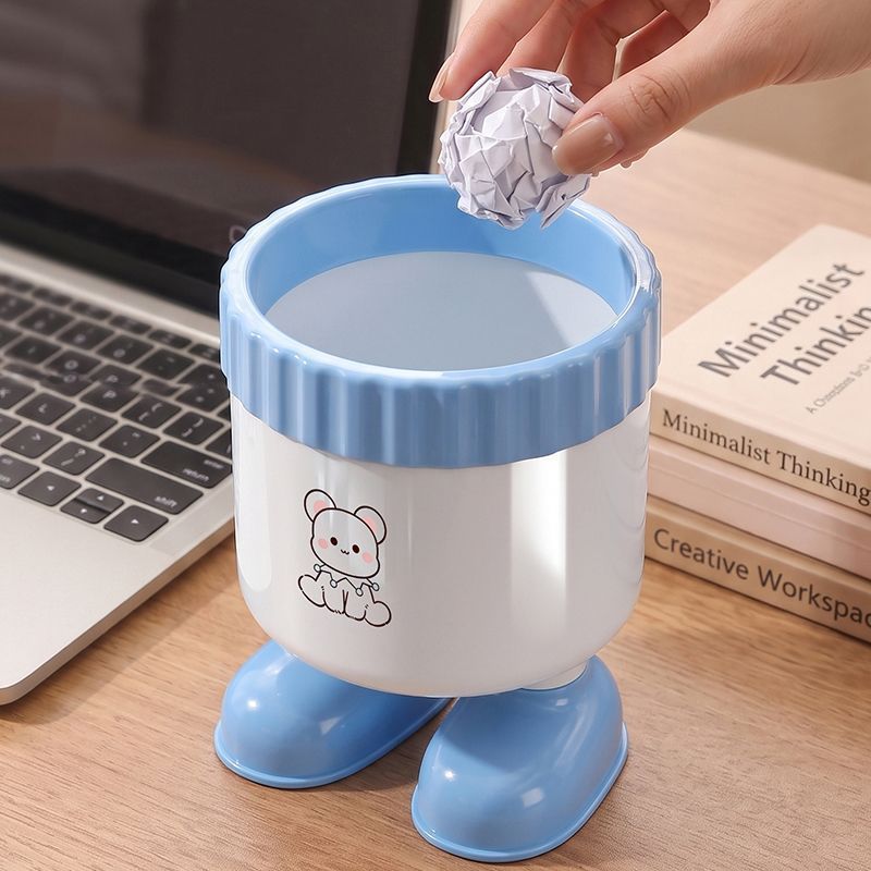 Playful Bear Pencil Holder with Little Feet, Colorful Desktop Pen Cup and Stationery Organizer for Cozy Workspaces