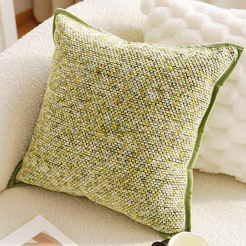 Green & Cream Decorative Pillow Covers, Botanical, Equestrian and Textured Designs for Sofas and Cozy Bedrooms