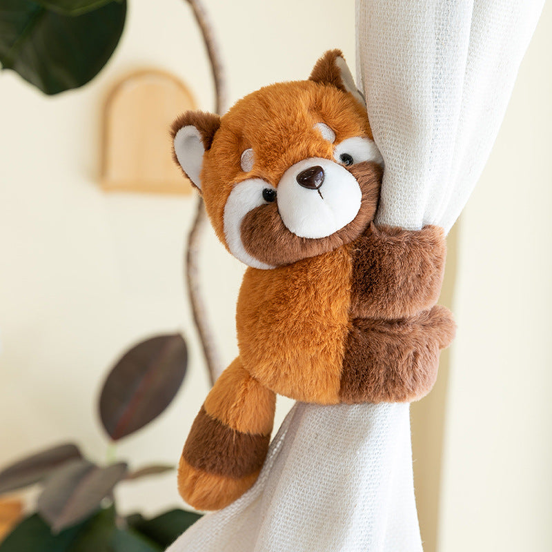 Plush Animal Slap Bracelet, 18 cm Soft Raccoon, Panda, Rabbit and Woodland Friend Wristband for Playful Gifts