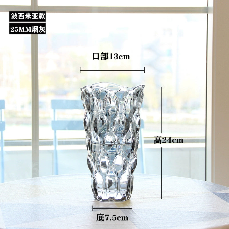 Handmade flower vase with beautiful waist