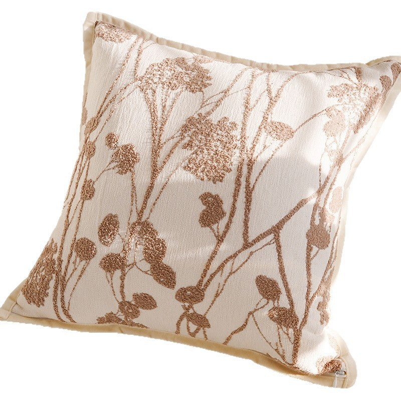 Warm Neutral Textured Pillow Covers, Dandelion, Moroccan Floral and Tufted Designs for Cozy Sofas and Bedrooms