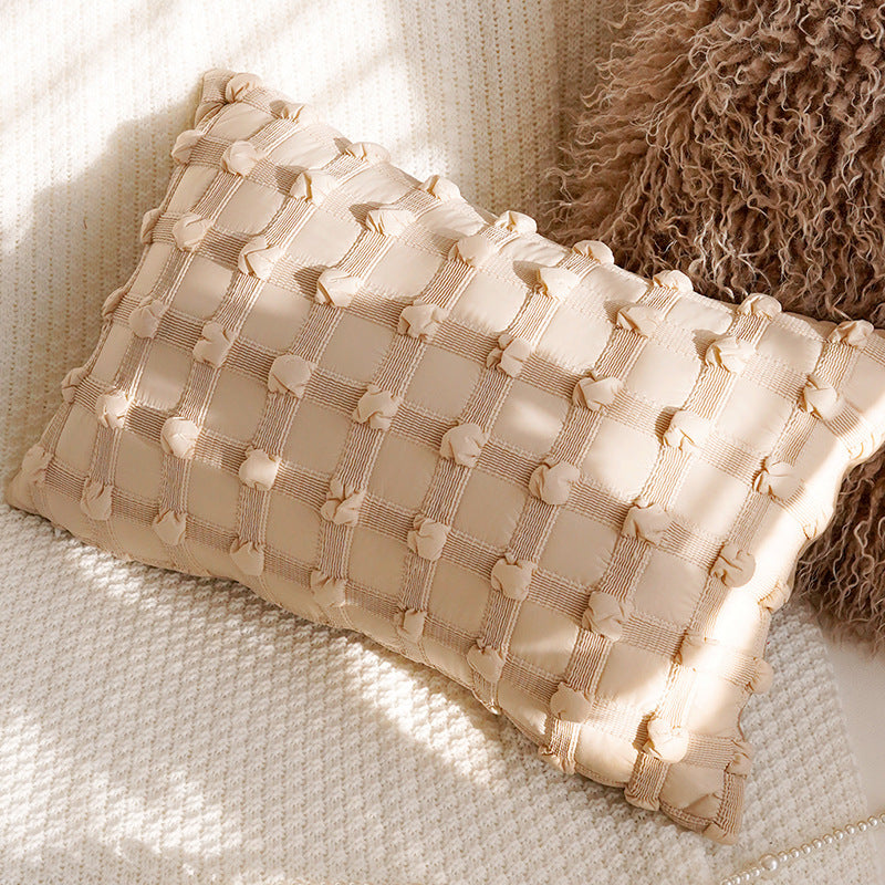 Brown Leaf and Butterfly Pillow Covers, Warm Neutral Textured Designs for Cozy Sofas and Bedrooms