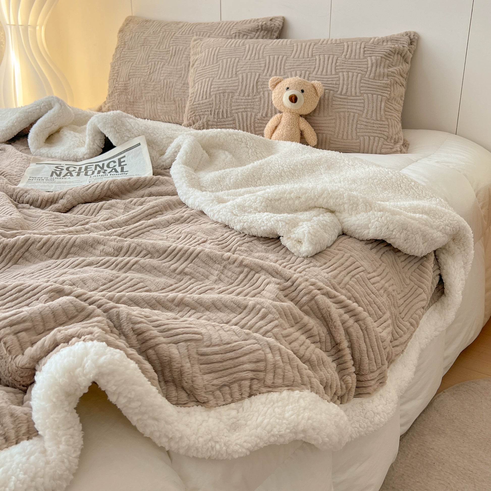 Cozy Double-Sided Fleece Blanket