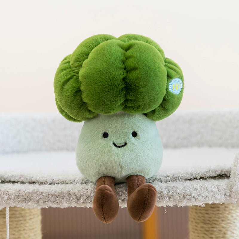 Cute Fruit and Vegetable Plush Toys, 18 Mini Stuffed Food Friends from Strawberry and Pineapple to Corn and Pumpkin for Playful Gifts