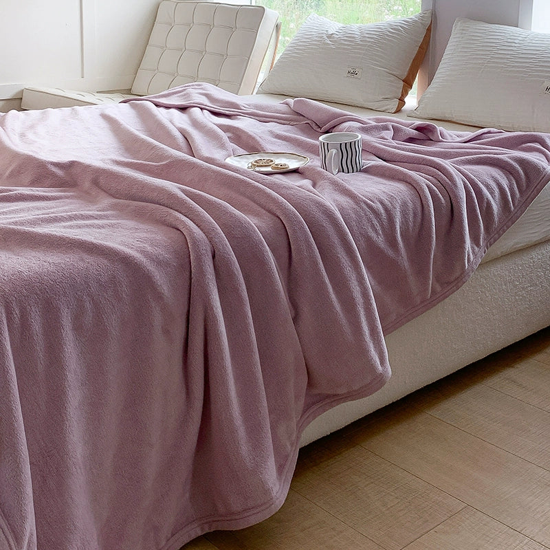 Handmade thickened milk velvet air conditioning blanket