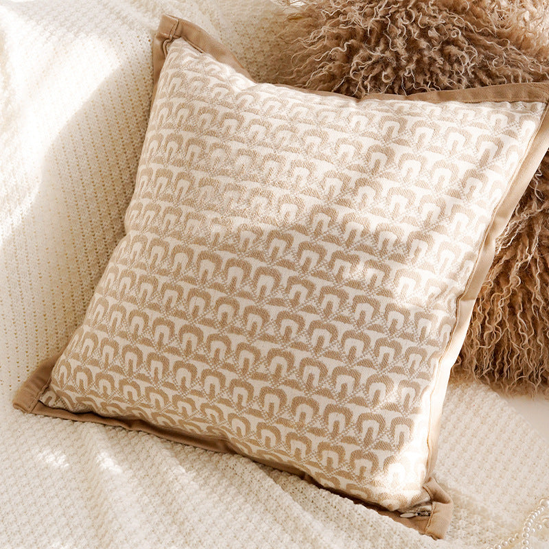 Warm Neutral Textured Pillow Covers, Dandelion, Moroccan Floral and Tufted Designs for Cozy Sofas and Bedrooms