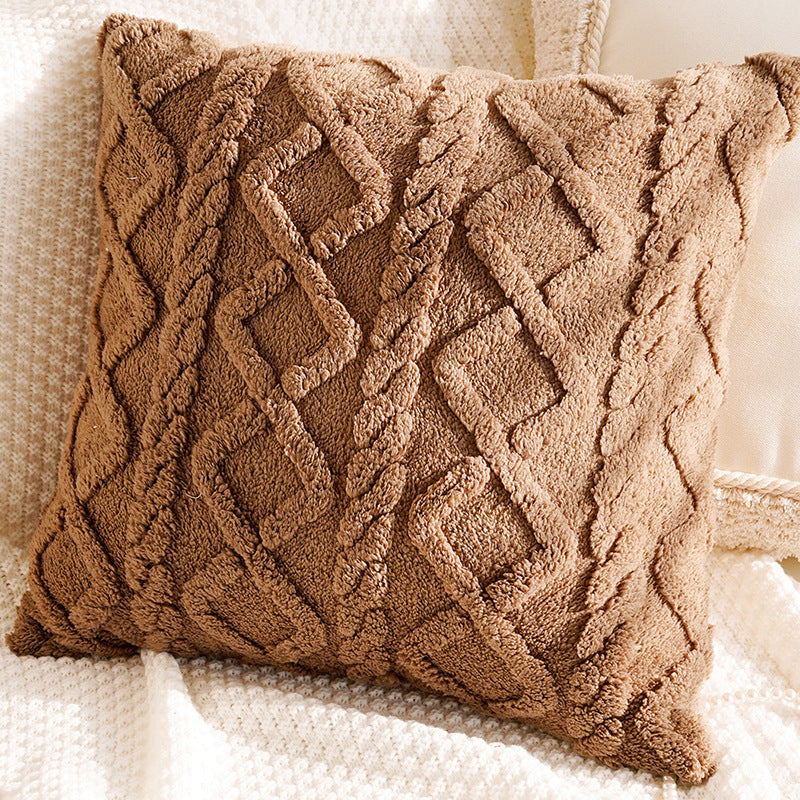 Cream and Cocoa Textured Pillow Covers, Floral, Tassel and Geometric Designs for Cozy Living Rooms and Bedrooms