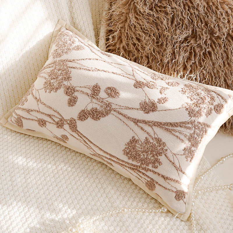 Warm Neutral Textured Pillow Covers, Dandelion, Moroccan Floral and Tufted Designs for Cozy Sofas and Bedrooms
