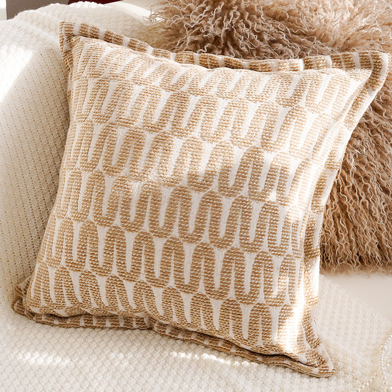 Warm Neutral Textured Pillow Covers, Dandelion, Moroccan Floral and Tufted Designs for Cozy Sofas and Bedrooms
