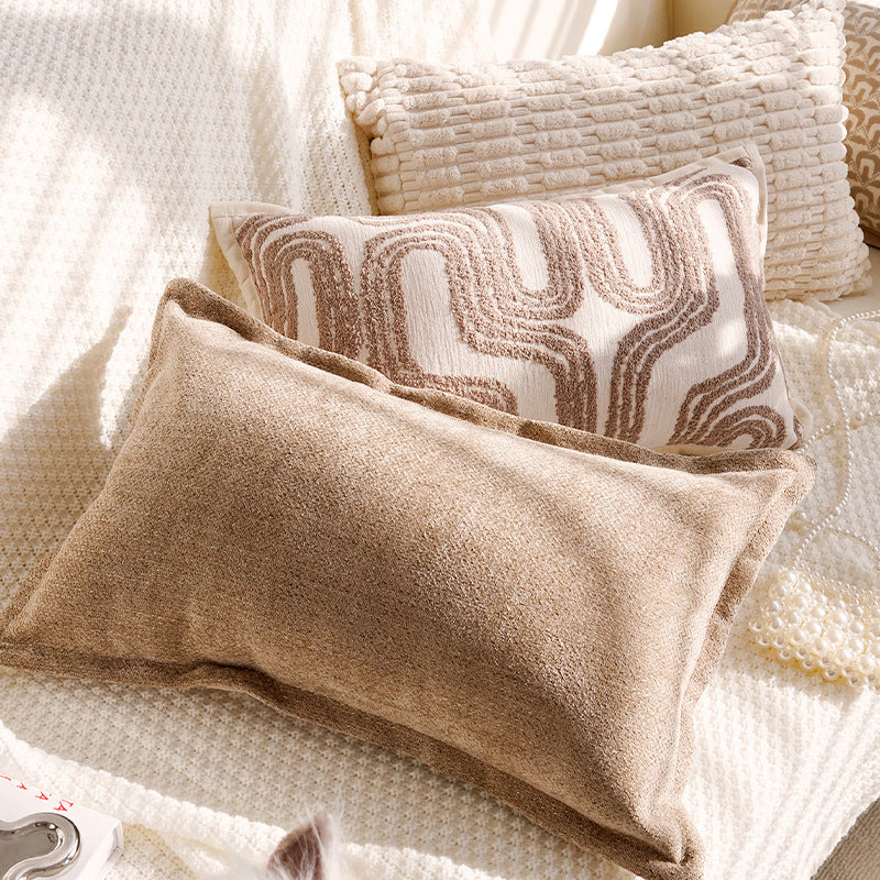 Warm Neutral Textured Pillow Covers, Dandelion, Moroccan Floral and Tufted Designs for Cozy Sofas and Bedrooms