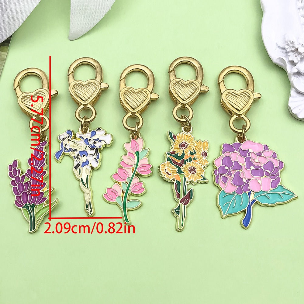 Handmade Enamel Flower Charmt