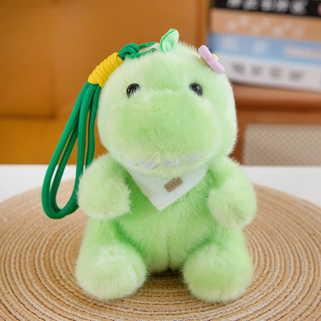 Mini Animal Plush Friends, 16 cm Pocket-Sized Stuffed Toys with Raccoon, Sloth, Cat, Penguin, Dinosaur and Frog Styles for Cozy Desks