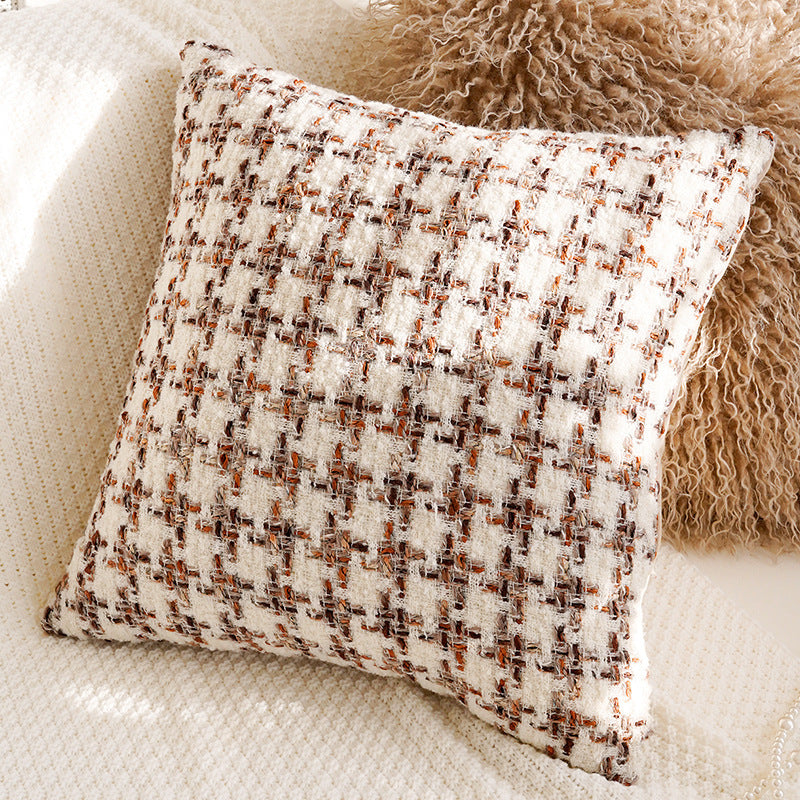 Warm Neutral Textured Pillow Covers, Dandelion, Moroccan Floral and Tufted Designs for Cozy Sofas and Bedrooms
