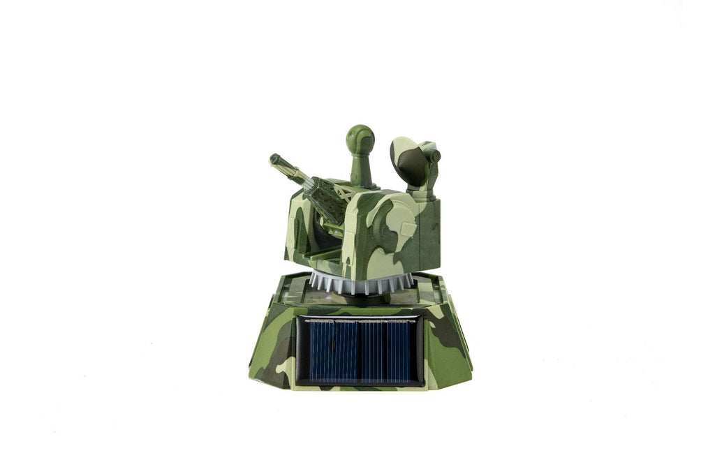 Mini Turret-Inspired Car Dashboard Ornament in Gray or Camouflage, Mechanical-Style Accent for Playful Car Interiors