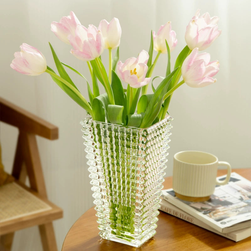 Crystal glass versatile relief