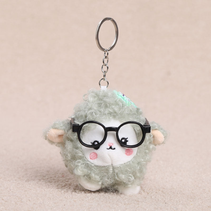 Little Lamb Plush Toys and Bag Charms, 8–25 cm Curly Sheep in Soft Colors and Playful Outfits for Cozy Rooms and Thoughtful Gifts
