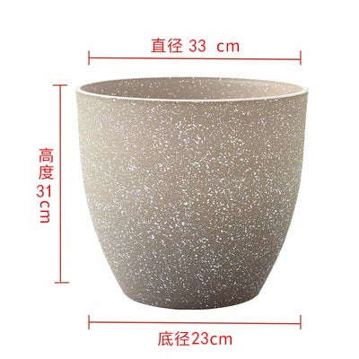 Horticultural flowers, green plant pots, frosted imitation stone flower pots, European resin flower pots, thickened, durable, environmentally friendly plastic flower pots