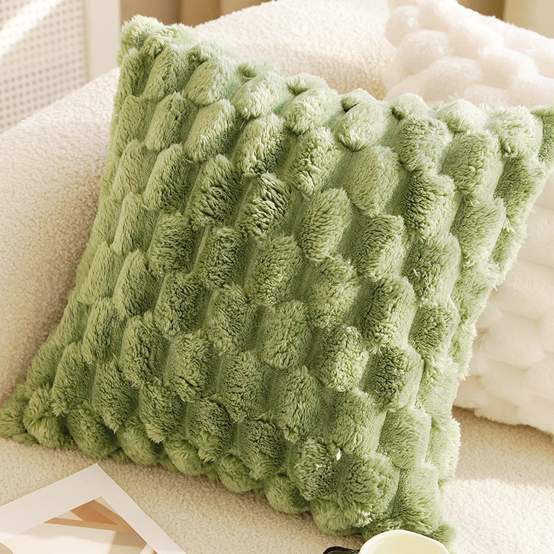 Green & Cream Decorative Pillow Covers, Botanical, Equestrian and Textured Designs for Sofas and Cozy Bedrooms