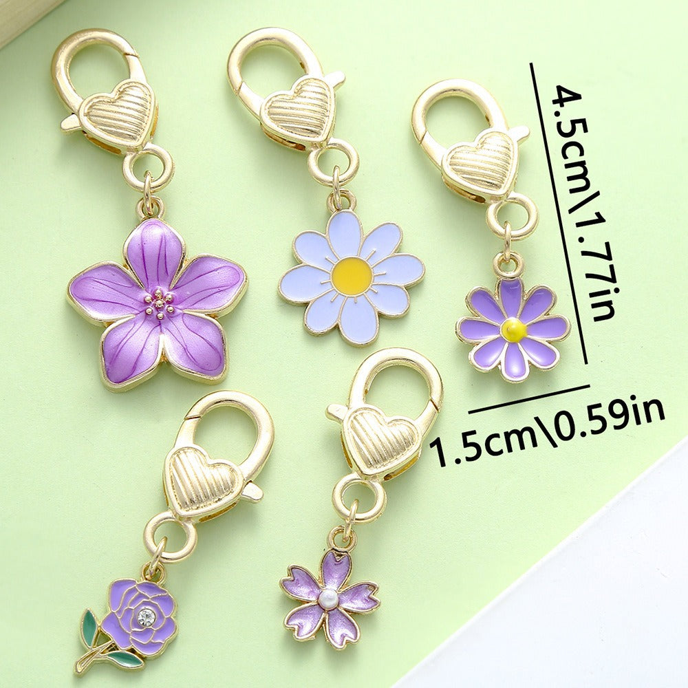 Handmade Enamel Flower Charmt