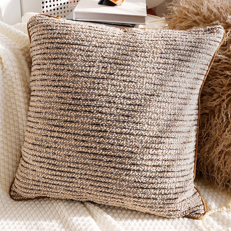 Cream and Cocoa Textured Pillow Covers, Floral, Tassel and Geometric Designs for Cozy Living Rooms and Bedrooms