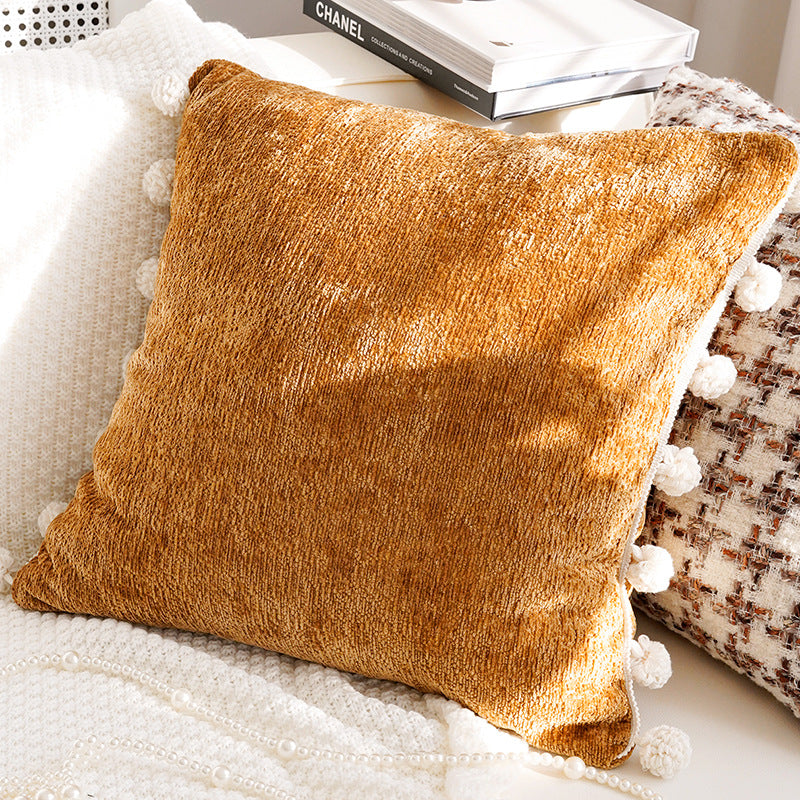 Vintage Cream and Brown Pillow Covers, Rose, Tufted and Geometric Designs for Sofas and Cozy Bedrooms