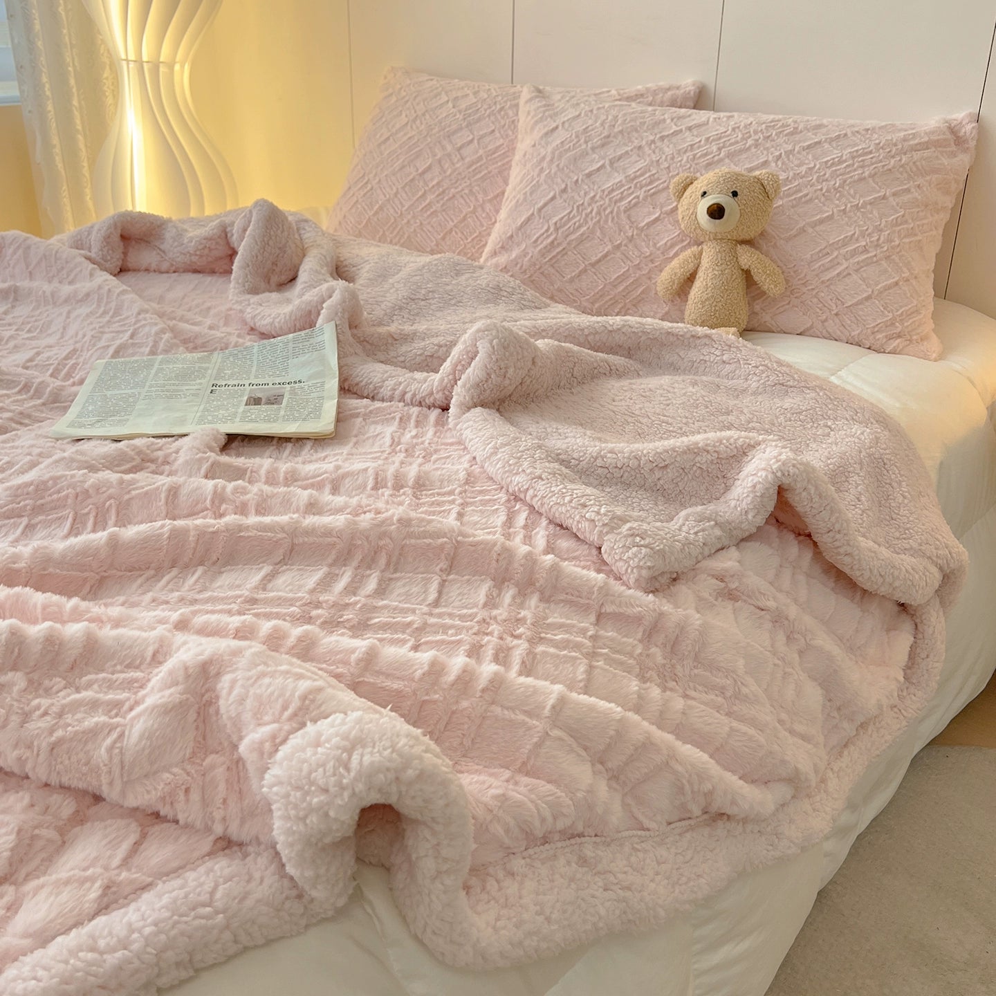 Cozy Double-Sided Fleece Blanket