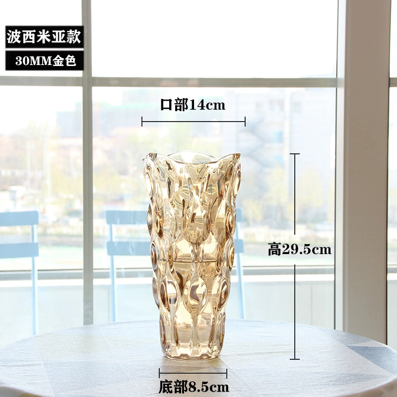 Handmade flower vase with beautiful waist