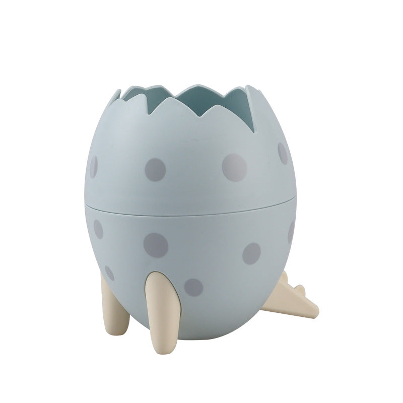 Playful Desk Pen Holder and Mini Organizer, Dino Egg, Drawer, Ice Cream and Cloud Styles for Pens, Brushes and Stationery